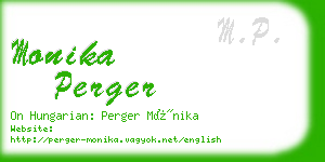 monika perger business card